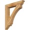 Ekena Millwork Imperial Traditional Rough Sawn Bracket, Western Red Cedar, 6"W x 40"D x 44"H BKT06X40X44IMP01RWR - alternate 1